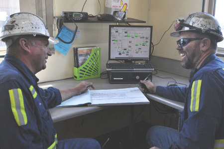 Jellinbah Mine CPP control room